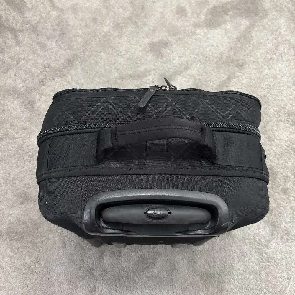 Nike Suitcase Luggage Roller Carry-On Black Travel Bag